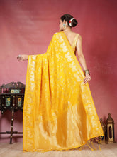 Embroidered Crepe Saree